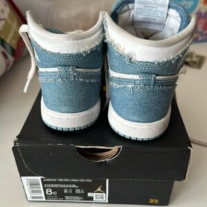 Jordan Retro High OG Jean toddler shoes